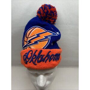 Oklahoma City Thunder Cuffed Stocking Cap Beanie NBA Knit With Pom Pom